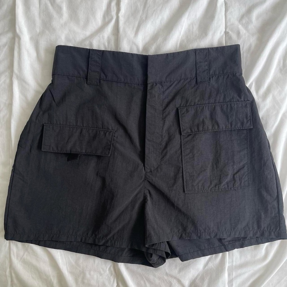 Black Nylon Shorts